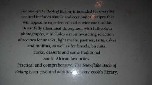 THE SNOWFLAKE BOOK OF BAKING