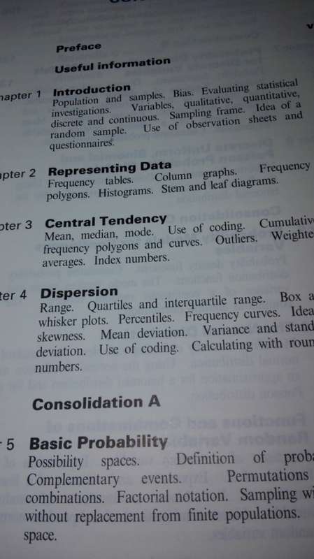 MODULAR MATHEMATICS MODULE C STATISTICS 1 L BOSTOCK and S CHANDLER