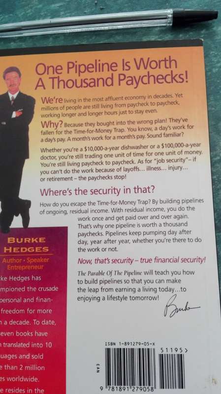 The Parable of the Pipeline by Burke Hedges