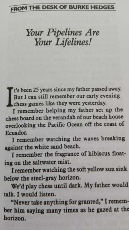 The Parable of the Pipeline by Burke Hedges