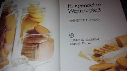 2 BOEKS ; ANNETTE HUMAN HUISGENOOT se WENRESEPTE  en WENRESEPTE 3