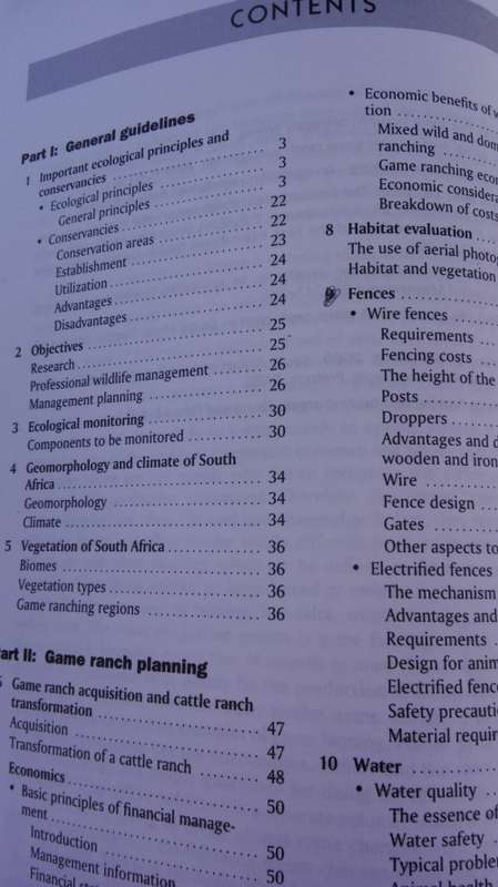 GAME RANCH MANAGEMENT J du P BOTHMA FOURTH EDITION