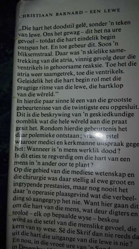 Christiaan Barnard EEN LEWE Biografie Professor C N Barnard en Curtis Bill Pepper