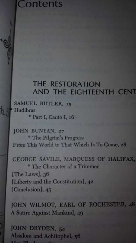 The Oxford Anthology of English Literature The RESTORATION AND THE EIGHTEENTH CENTURY Martin Price