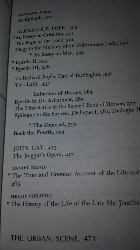 The Oxford Anthology of English Literature The RESTORATION AND THE EIGHTEENTH CENTURY Martin Price