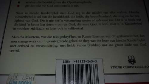 DIE GEILLUSTREERDE KINDER BYBEL Leer ken God van Kleins af Maretha Maartens