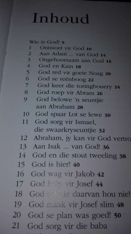 DIE GEILLUSTREERDE KINDER BYBEL Leer ken God van Kleins af Maretha Maartens