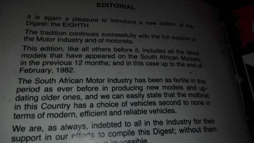 AUTO DATA DIGEST 82/83  ( Cars ) ( 1982 /1983 )