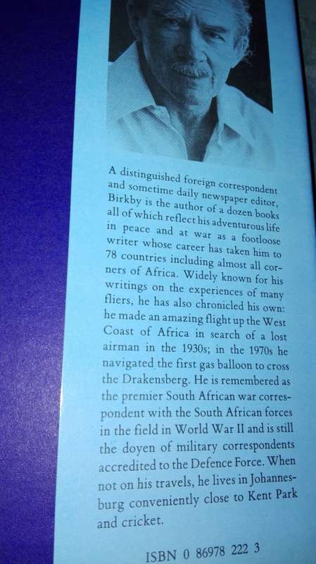 DANCING THE SKIES CAREL BIRKBY  ( SAAF S A Air Force ,  Stories  of Aircraft and People )