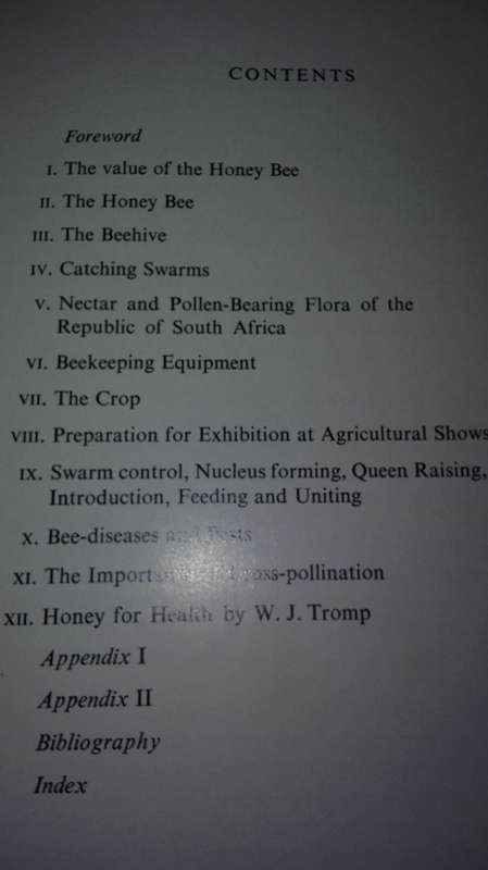 2 Books ; BEEKEEPING in SOUTH AFRICA by R H ANDERSON B BUYS & M F JOHANNSMEIER plus Frank May