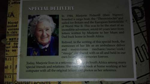 SPECIAL DELIVERY MARJORIE PICKERILL ( Signed by Author )