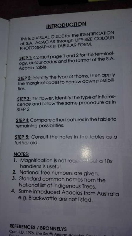 3 X Marthius Steyn Tree Identification Guide  ;  Acacias ; S A Ficus ; S A Com, plus 1 Item For YVES