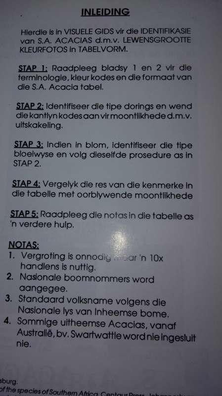 3 X Marthius Steyn Tree Identification Guide  ;  Acacias ; S A Ficus ; S A Com, plus 1 Item For YVES