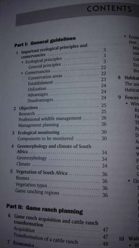 GAME RANCH MANAGEMENT J du P BOTHMA FOURTH EDITION