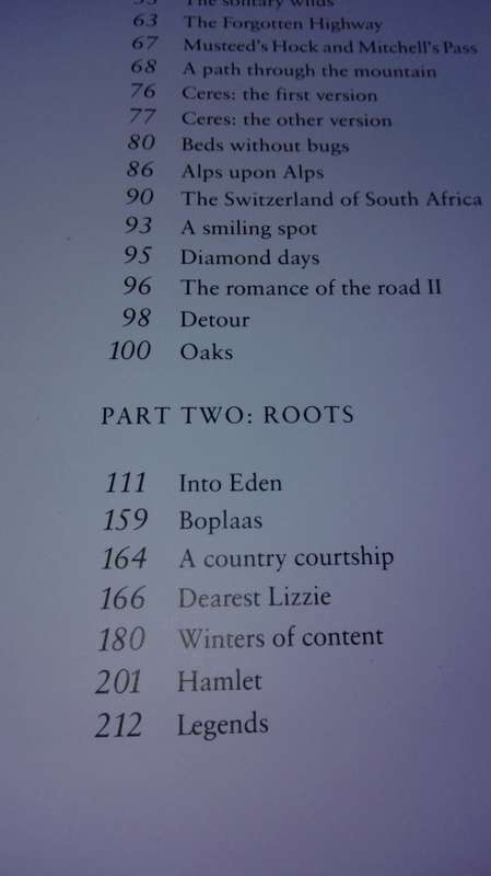 The FORGOTTEN HIGHWAY through Ceres and the Bokkerveld compiled by DENE SMUTS PAUL ALBERTS