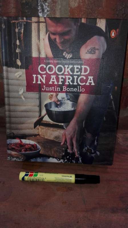 2 Books by JUSTIN BONELLO  COOKED IN AFRICA + COOKED WEEKENDS AWAY note 2ND Book is Signed by Justin