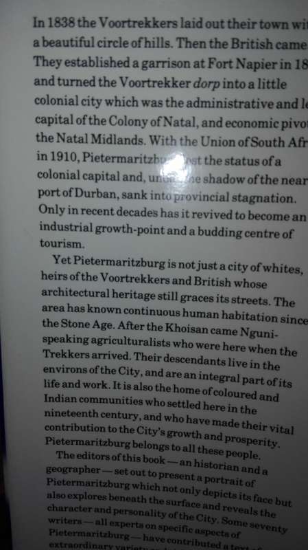 Pietermaritzburg 1838 - 1988 J Laband and R HASWELL A new Portrait of an African city ( History )