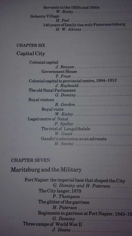 Pietermaritzburg 1838 - 1988 J Laband and R HASWELL A new Portrait of an African city ( History )
