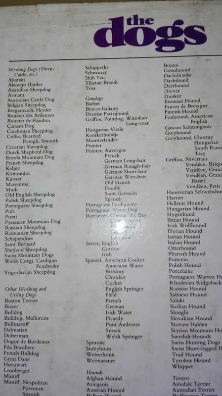 THE WORLD ENCYCLOPEDIA OF DOGS , Over 280 Breeds Fully Described Arthur F Jones and Ferelith Hamil