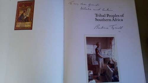 TRIBAL PEOPLES OF SOUTHERN AFRICA BARBARA TYRRELL Signed First Edition