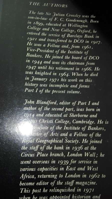 THE DCO STORY A History of Banking in many countries 1925 - 1971 Barclays Bank FNB history )