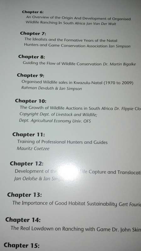MPUNZI , DAWN OF A NEW ERA  An historical overview of the development of the Game Ranching Industry