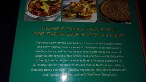 The GREAT SOUTH AFRICAN COOKBOOK Readers Digest 2011