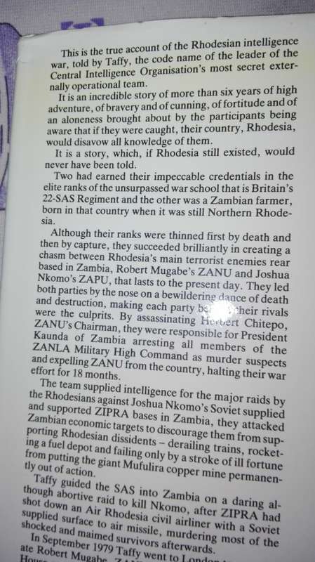 SEE YOU IN NOVEMBER  Rhodesia No Holds barred Intelligence War by and SIGNED  by Peter Stiff