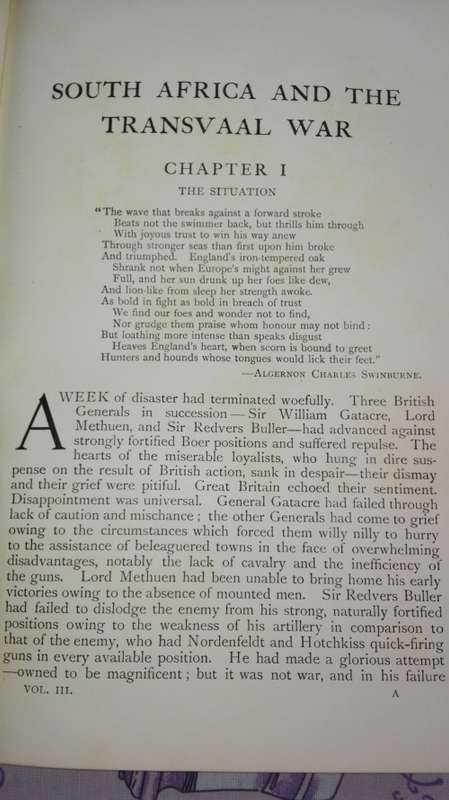 SOUTH AFRICAN and the TRANSVAAL WAR  by LOUIS CRESWICKE Volume 3