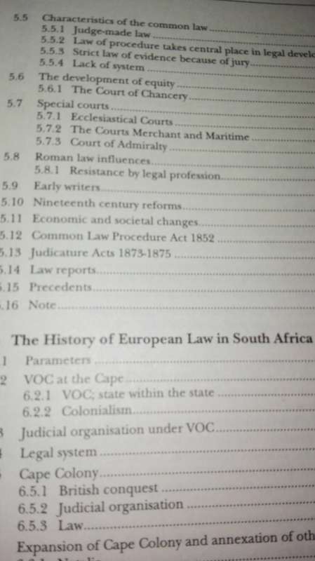 HISTORICAL FOUNDATIONS of South African PRIVATE LAW THOMAS Van Der Merwe STOOP ( history )