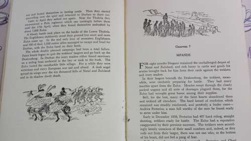 SHAKA'S COUNTRY A Book of Zululand T V BULPIN ( Small damage on the spine )