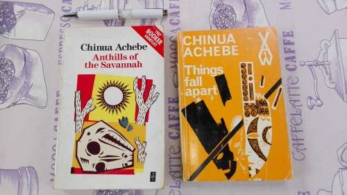 2 Books by CHINUA ACHEBE  ; THINGS FALL APART plus ANTHILLS OF THE SAVANNAH
