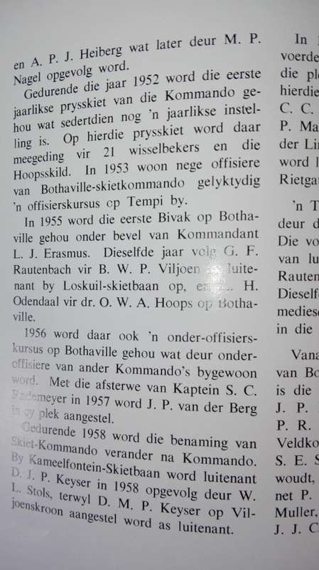 BOTHAVILLE 1891 - 1966 Vyf en seventig jare van vooruitgang Een Hoofstuk ; die Bothaville Kommando
