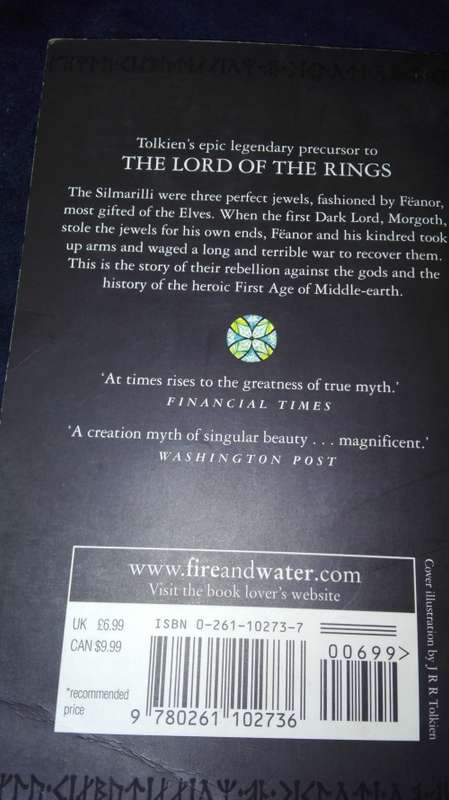 THE SILMARILLION TOLKIEN  (  Paperback Edition 1999 )
