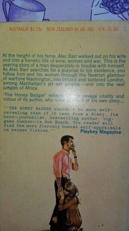 2 Books by ROBERT RUARK The Honey Badger plus Something of Value  ( both Paperback )