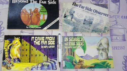4 BOOKS ;FAR SIDE Books  Beyond the Far Side ; It Came From the Far Side ; In Search of the Far Side