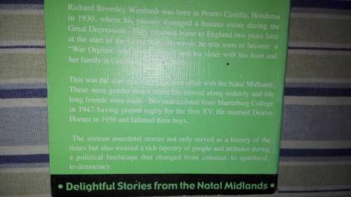 MIDLANDS MISCHIEF by  BEV WINBUSH Delightful Stories from the Natal Midlands