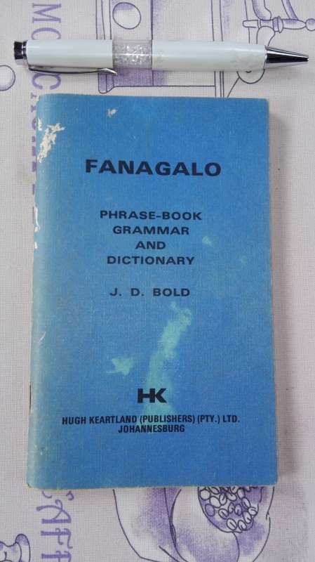 FANAGALO Phrase Book Grammar and Dictionary J D BOLD