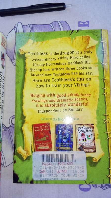 2 Books CRESSIDA COWELL How to Ride A Drago's Storm plus How to Train Your Viking
