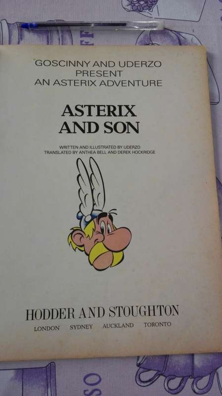2 X ASTERIX  Books , ASTERIX THE LEGIONARY  PLUS  ASTERIX AND SON  both by  R Goscinny and A Uderzo