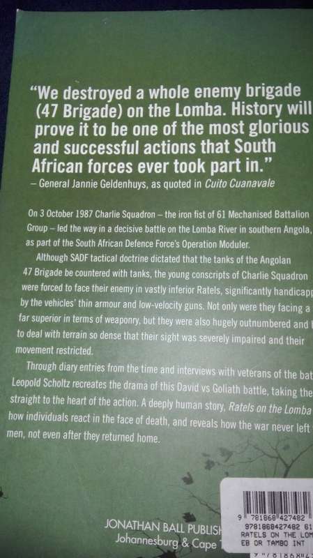 RATELS On The LOMBA The Story of CHARLIE SQUADRON  LEOPOLD SCHOLTZ