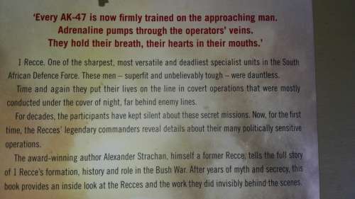 1 RECCE THE NIGHT BELONGS TO US ALEXANDER STRACHAN (  2018 Paperback )