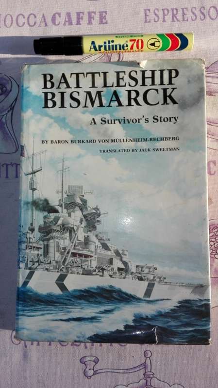 2 Books BATTLESHIP BISMARCK A Survivor's Story plus The DISCOVERY of the BISMARCK  Robert D BALLARD