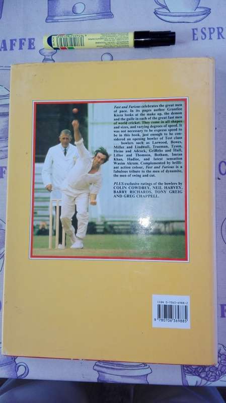 FAST AND FURIOUS A Celebration of Cricket`s Pace Bowlers Grantlee Keiza and a Bowling Skills booklet