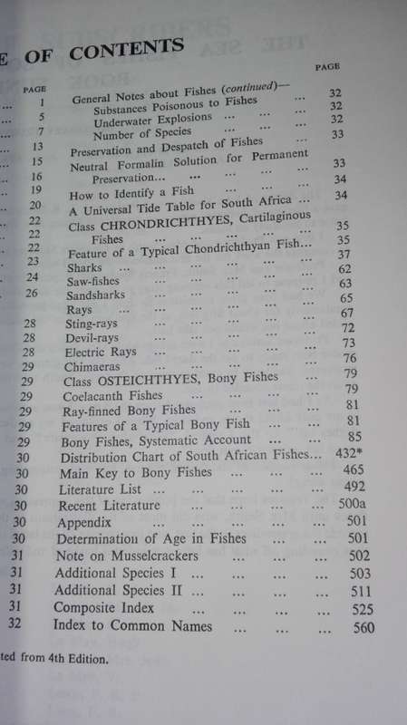 SMITH'S SEA FISHES Professor J L B SMITH Reprint of an Enlarged Edition 1977  ( Fish )