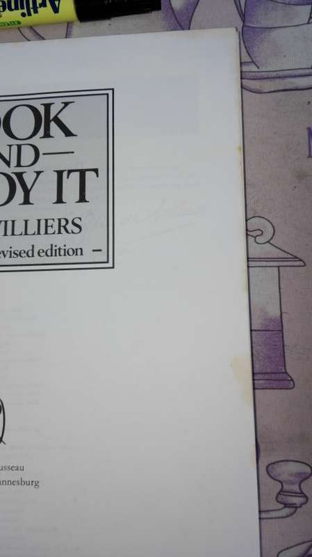 COOK AND ENJOY IT S J A DE VILLIERS Seventh Completely Revised Edition 1992