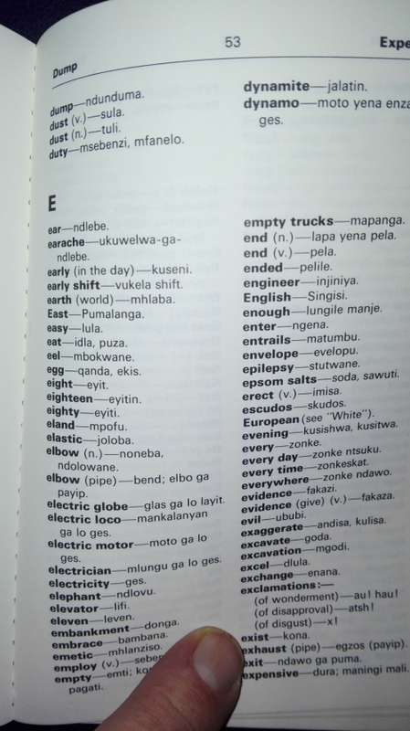 FANAGALO Phrase Book Grammar and Dictionary J D BOLD Sixth Edition 1964
