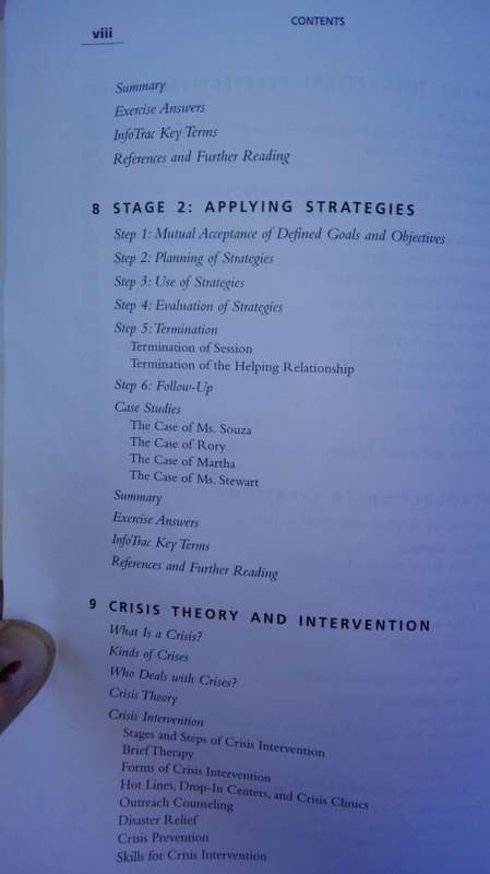 EFFECTIVE HELPING INTERVIEWING and COUNSELLING TECHNIQUES SIXTH . BARBARA F OKUN incl communication