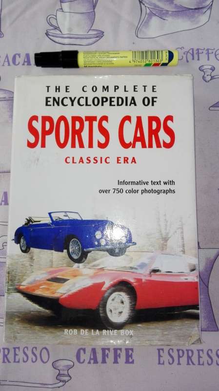 THE COMPLETE ENCYCLOPEDIA OF SPORTS CARS CLASSIC ERA BOB DE LA RIVE BOX