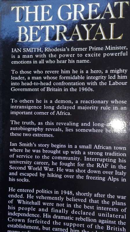 THE GREAT BETRAYAL The Memoirs of Africa's Most Controversial Leader IAN SMITH